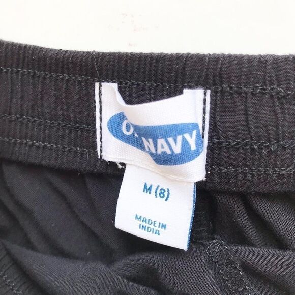 Old Navy black ruffle hem soft shorts  EUC M(8Y) - Picture 3 of 4